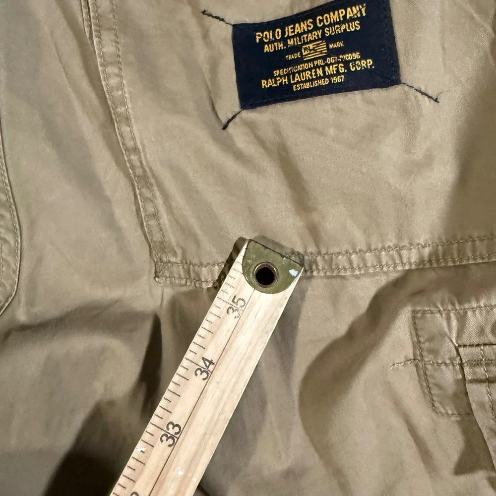 Vintage Polo Jeans Company Ralph Lauren MFG‎ Corp Military Cargo Shorts Men's 31